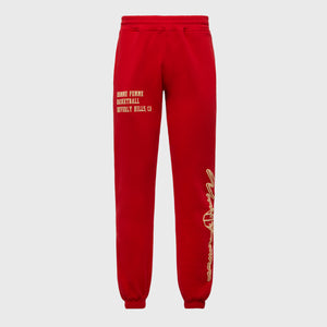 Homme Femme Basketball Sweats Red