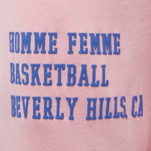 Homme Femme Basketball Sweats Pink