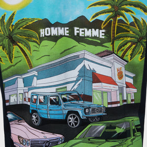 Burgers and Benz Tee Black