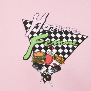 Burgers and Benz Hoodie Pink