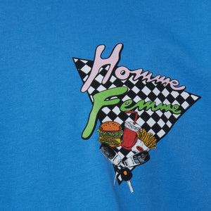Burgers and Benz Tee Blue