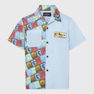 Passport Striped Shirt Blue