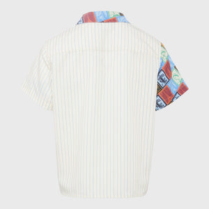 Passport Striped Shirt Tan