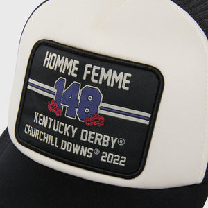 Patchwork Trucker Hat Black