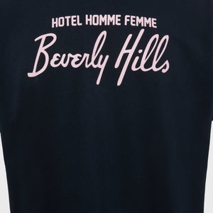 Hotel Homme Femme Tee Black and Pink