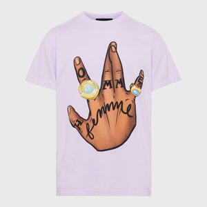 Twisted Champs Tee Light Purple