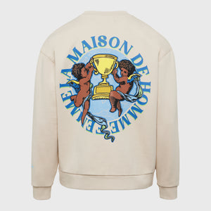 Maison Angels Crewneck Taupe