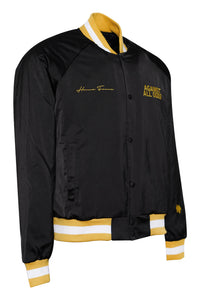 Varsity Jacket Black and Yellow