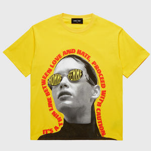 Love and Hate Tee Yellow
