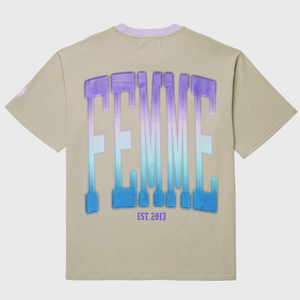 Twilight Tee Grey with Purple and Blue